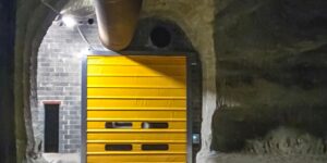 Schnelllauftor für Tunnel, Schnellfalttor